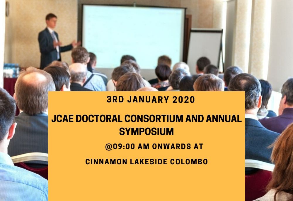 JCAE conference 2019