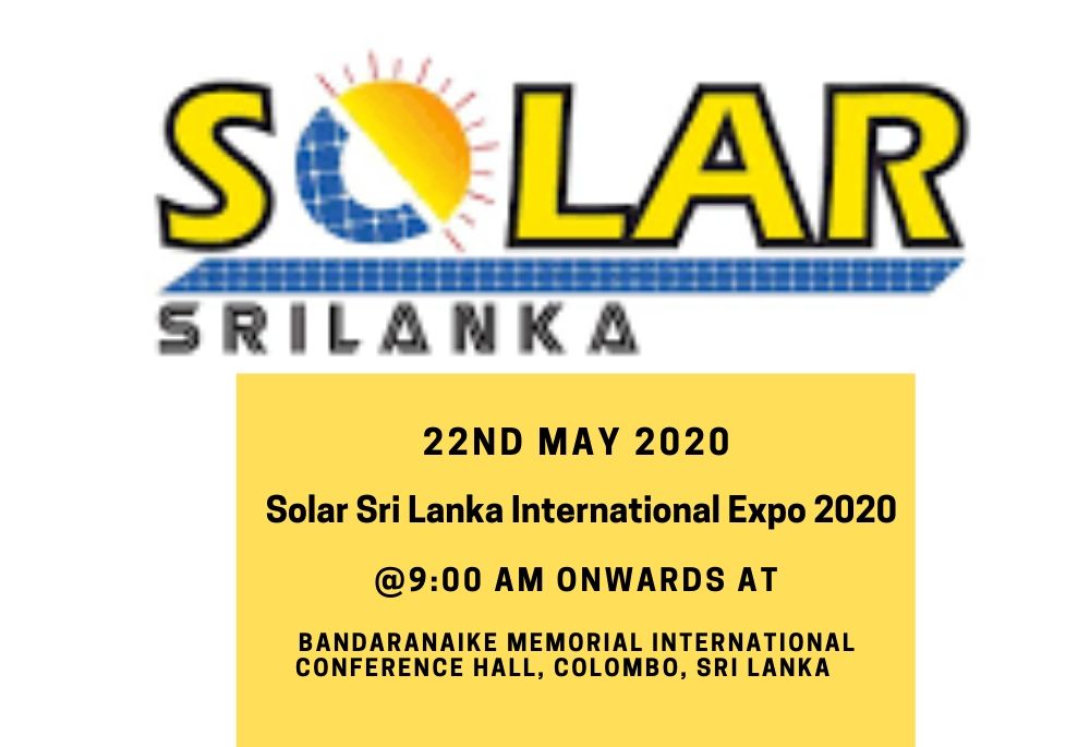Solar Sri Lanka International Expo 2020 1 Solar Sri Lanka 2020