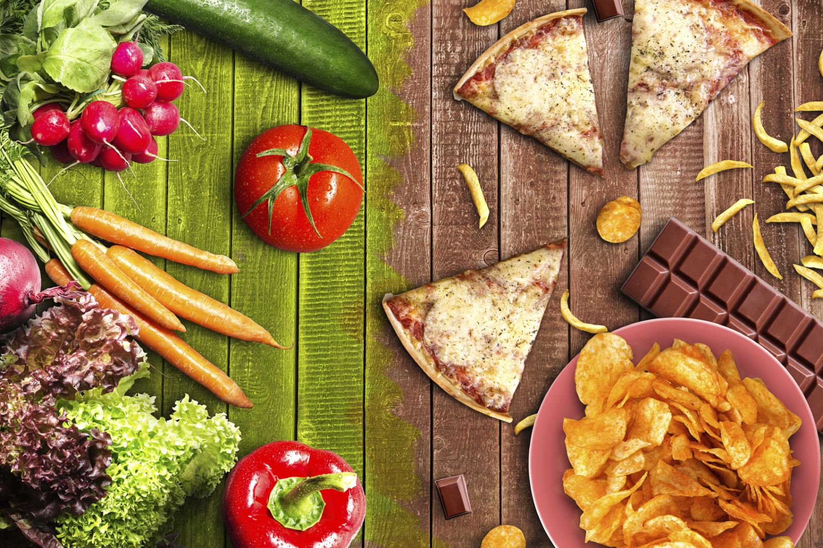 good vs bad food