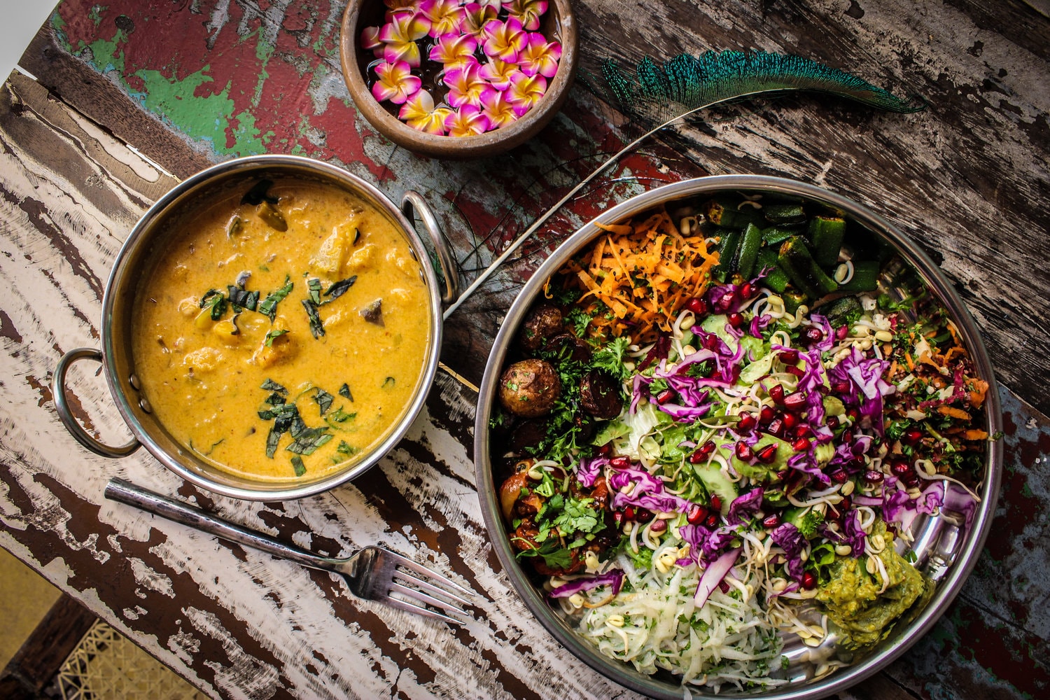 poonies kitchen curry thali
