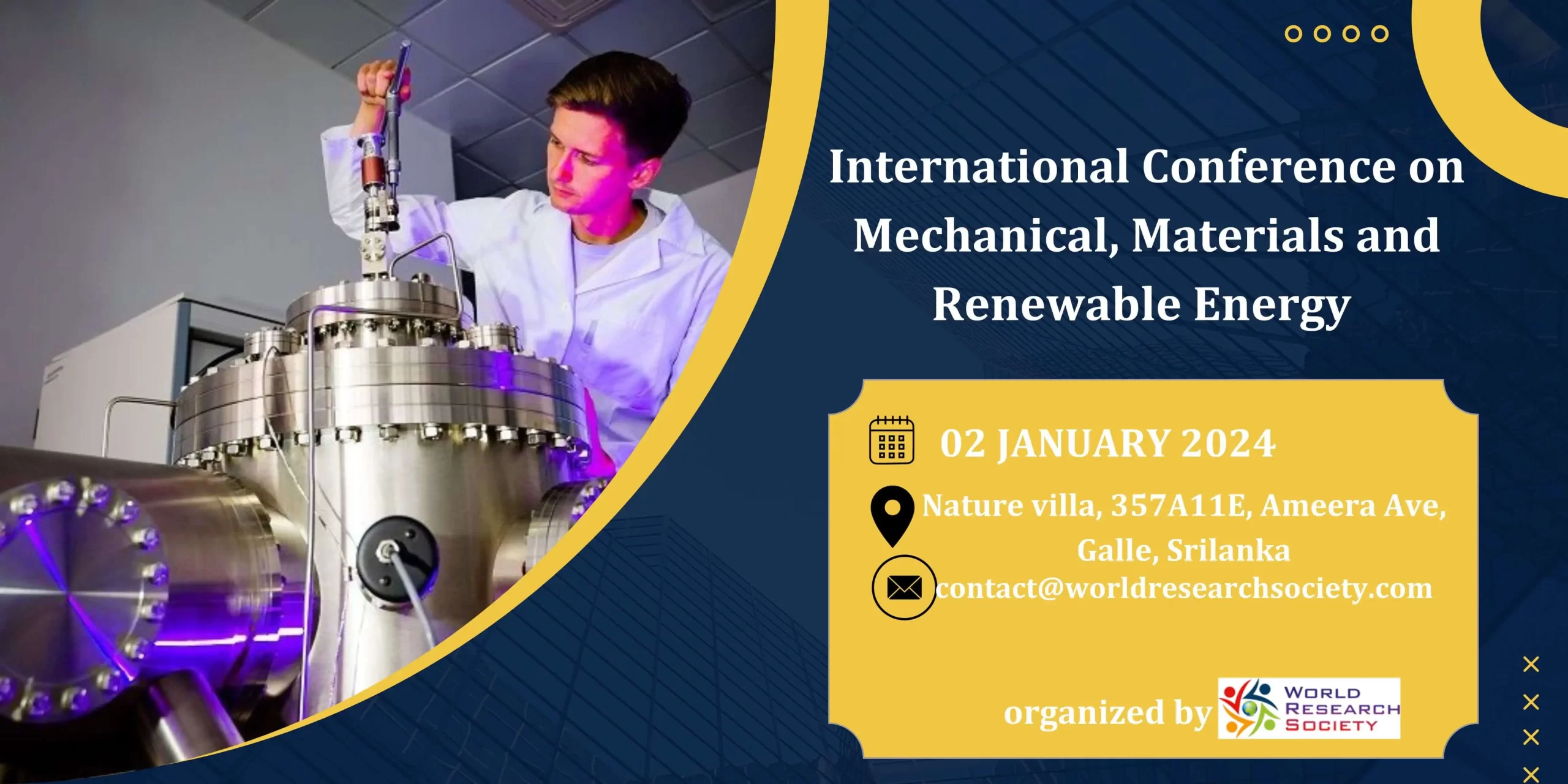 International Conference On Mechanical, Materials And Renewable Energy